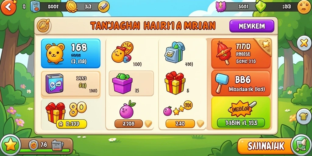 Grafis yang memukau dan penuh warna.